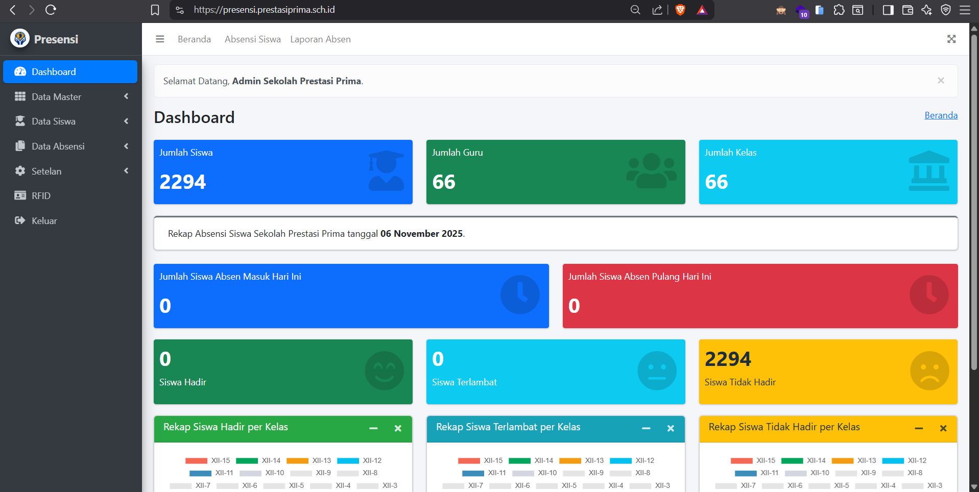 Karya Website Absensi Siswa